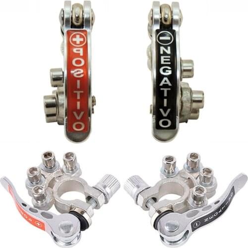 2 PCS Quick Disconnect Car Battery Main Cable Post Terminal Negative Positive Connectors for Truck Boat Tractor Car 12v 24v