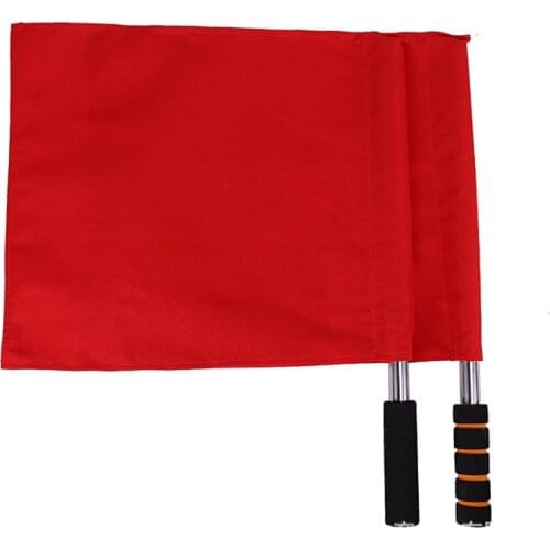 4-colors Command Flag 2pcs Track Field Competition Referee Special Command Hand Flag Flag di segnale Signal Flag