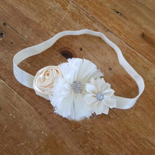 Floral Baby Girl Headbands Chiffon Flower Baby Headband Kids Birthday Party Hair band Newborn Photo Props Infant Soft Elastic