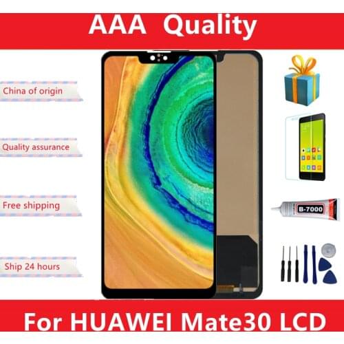 Display For Huawei Mate 30 LCD Display Touch Screen Digitizer TAS-L09 TAS-L29 Replacement for MATE30 Screen No Fingerprint