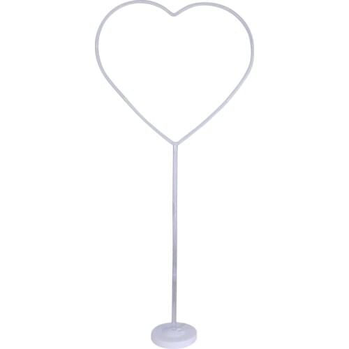 White Love Heart Balloon Sky Ring Column Stand Set Christmas Birthday Party Decoration Accessories High Quality Durable