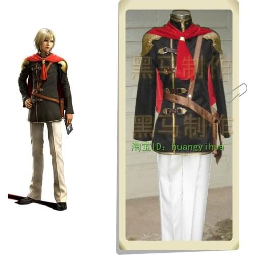 2017 Final Fantasy Type-0 Game Ace Halloween Cosplay Costume