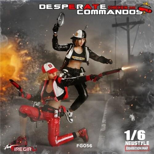 1/6 Scale Female Figure Clothes Military Figure FG056 Extremis Commando series clothes set for 12 inch Action Figure Accessories