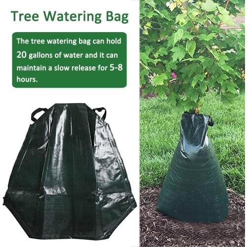 20 Gallon Tree Watering Bag Garden Plants Drip Irrigation Bags Slow Release Hanging Dripper Bag Reusable Agricultural Water Bags