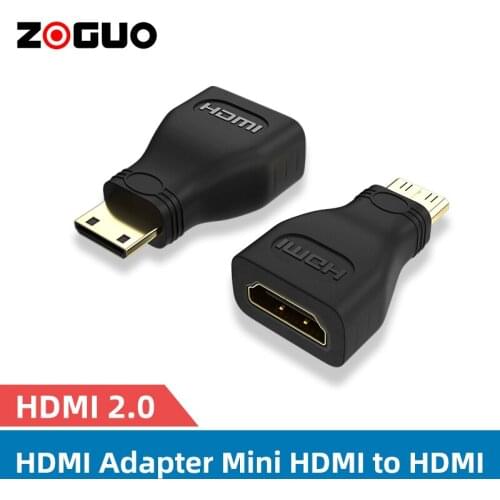 Mini HDMI-compatible Connector Adapter 1080P Female to Male Converter Extender 4K HD HDMI Extension For HDTV Laptop Monitor