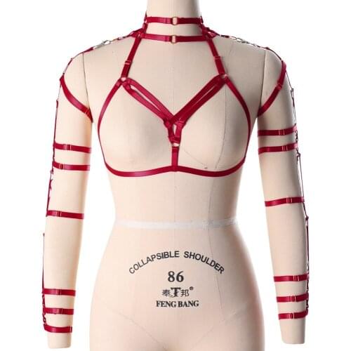 Harness Fashion Bdsm Garter Plump Womens Underwear Gothic Clothes Body Stockings Harness Bra Goth Belts Erotic Sexy Lingerie