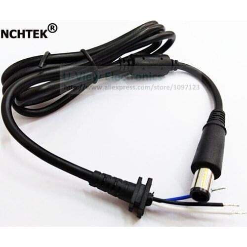 NCHTEK DC Power 7.4x5.0mm Male Plug Socket Connector Cord Cable For HP DELL About 1.2M/Free Shipping/15PCS