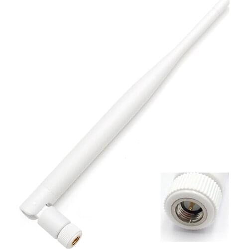 OwlCat 2.4Ghz 5Dbi High Gain 4G Antenna Female Plug White Color 20cm for 4G Wireless SIM Camera Wifi Antenna Connector