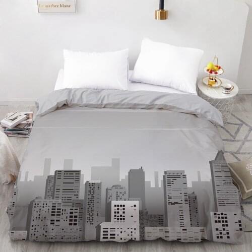 1Pcs 3D Printed Grey System Cities Duvet Cover 220x240 King Size Printing NO Pillowcases And NO Sheets Home Textiles Comforter