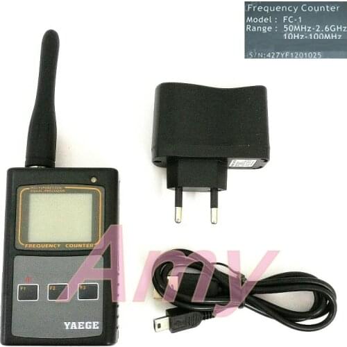 YAEGEFC-1 dual channel temperature compensation benchmark handheld frequency-meter is easy to operate, reliable