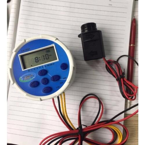 Cabarl Irrigation Sprinkler AC1601 Single Station Controller with DC Latching Solenoid