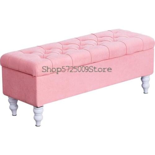 Nordic Style Shoes Changing Stool Door Household Storage Sofa Stool Bed Tail Stool Shop Try On Shoes Changing Stool Porch Stool