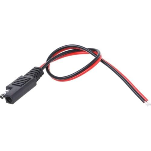 SAE DIY Cable 18AWG DC Power Automotive Plug Extension Cord Cable T3EF