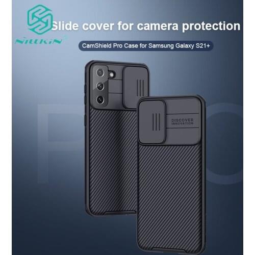 For Samsung Galaxy S21 Ultra Case CamShield Case Hard Plasti Anti-skidding Dust-proof for Galaxy S21 Plus S21 Case Nillkin