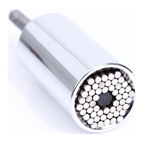 Universal socket wrench electric drill adapter 2-piece set nut bolt tool