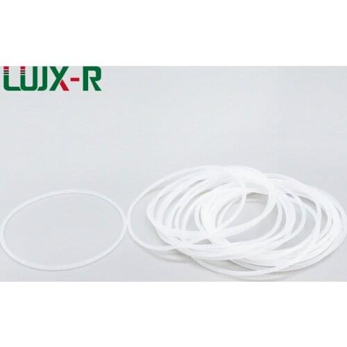 LUJX-R 2mm Thickness O Ring Seal OD 38/39/44/50/52/55/58/60mm White O-Ring Sealing Orings Food Grade Silicon Plumbing Gasket