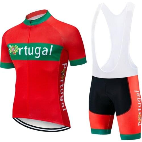 SPEED PEAK Bicycle red Cycling jersey mountain bike Man cycling maillot bike Black Clothing Set Mtb Portugal Suit Summer