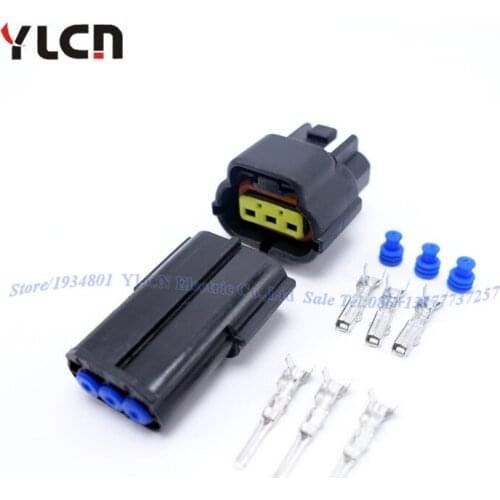 High Quality 3pin/way 1Set Waterpfoof Electric Car Sealed wire Connectors Plug