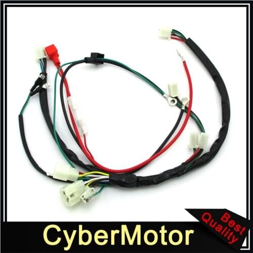Wiring Harness Loom For Zongshen 190cc Electric Start Engine Pit Dirt Bike Motorcycle
