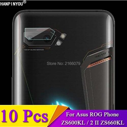 10Pcs/Lot for Asus ROG Phone 2 II 3 ZS660KL ZS661KL Rear Camera Lens Protective Protector Cover Soft Tempered Glass Film Guard