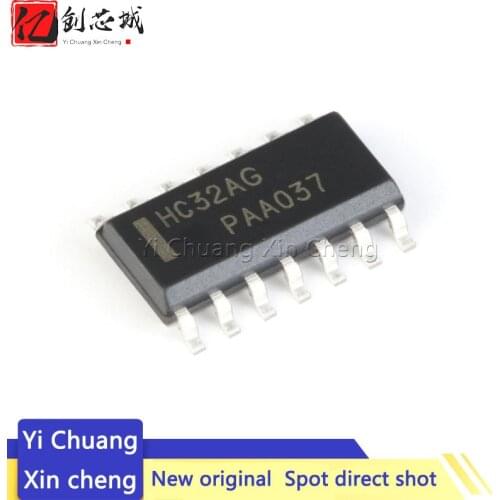 10PCS New HC32AG SMD Chip MC74HC32ADR2G SOIC-14 quad 2-input nor gate logic chip IC