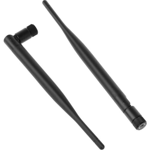 2x6Dbi 2.4GHz 5GHz Dual Band M.2 IPEX MHF4 U.fl Extension Cable to WiFi RP-SMA Pigtail Antenna Set for Wireless Router Aerial