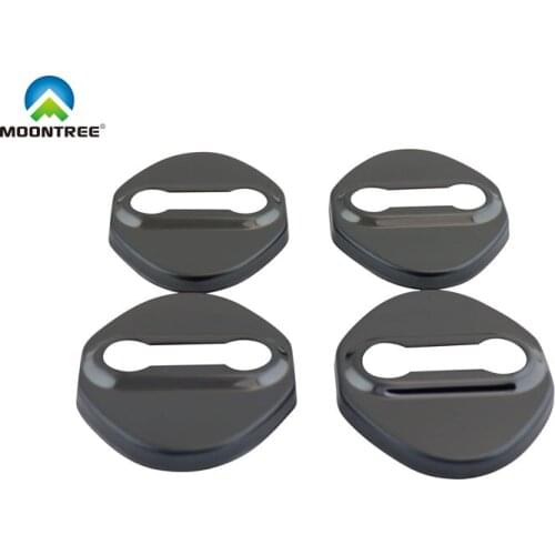 4 pcs Black Car Door Lock Protective Cover for Honda Accord Civic CR-V Fit