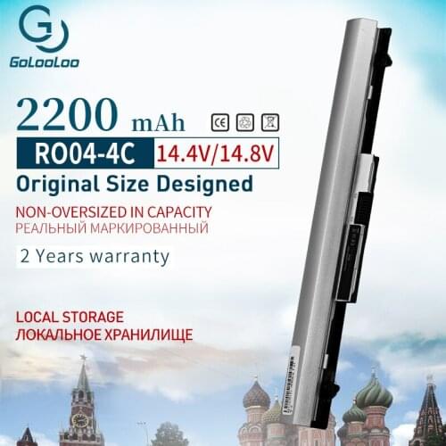Golooloo 2200mAh 14.8V Laptop Battery for HP RO04XL HSTNN-PB6P RO06XL For HP Probook 400 30 440 G3 HSTNN-LB7A HSTNN-Q96C
