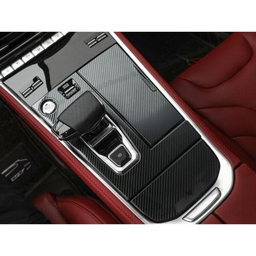 Lsrtw2017 for Changan Cs85 Coupe Car Center Console Gear Panel Trims 2018 2019 2020 Carbon Fiber Accessories Auto Styling