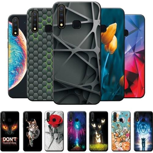 Case For vivo Y19 Case Cover For vivo 1915 Y19 Case Y 19 2019 TPU Cases 6.53 inch Fashion Soft Silicone Cute For VIVO Y19 Bumper
