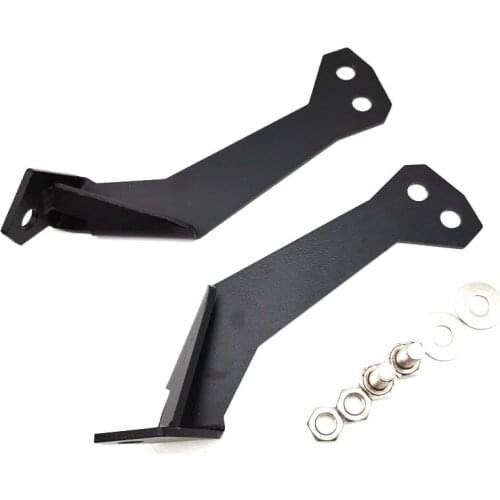 Front Roof LED Light Bar Mount Brackets Kit For Polaris RZR XP 1000 RZR 900