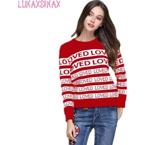 Женские вязаные пуловеры LUKAXSIKAX China At AliExpress