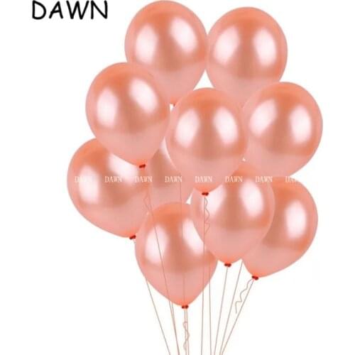 Wholesale 200pcs Rose Gold 10inch Balloon Champagne Gold Wedding Balloons Wedding Party Decoration Birthday Ballon Party Decor
