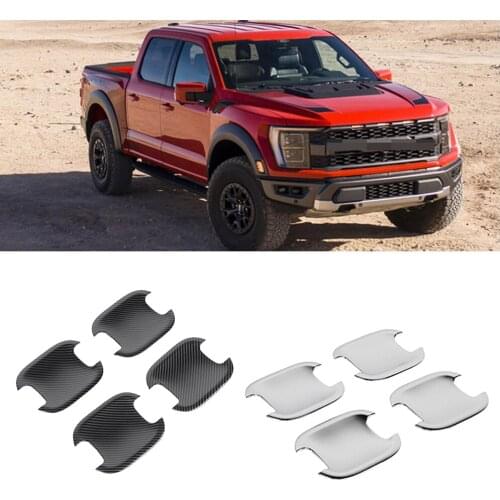 Fit for Ford F150 2021 2022 Exterior Side Door Handle Bowl Cover Decoration Trim Car Accessories