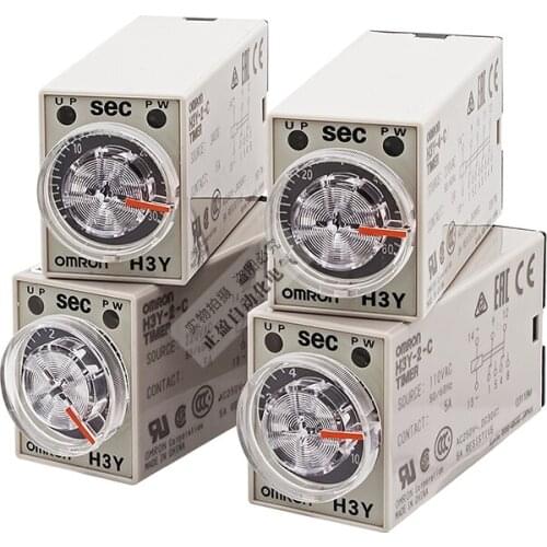 Brand new original authentic Omron time relay H3Y-2-C AC110V DC12V 1S 5S 10S 30S 60S election