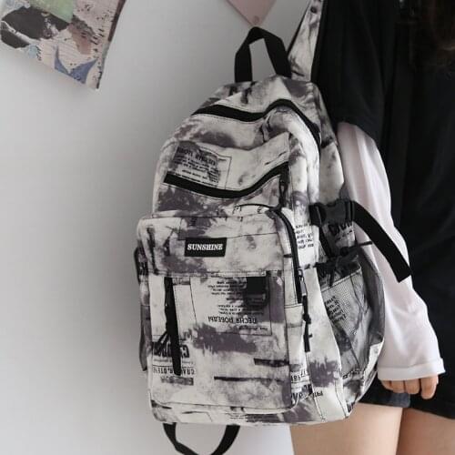 Trendy High-capacity Men Women Backpack 2021 New Female Kawaii Schoolbag for Teens Female Male Travel Backpacks Ladies Ruckpacks