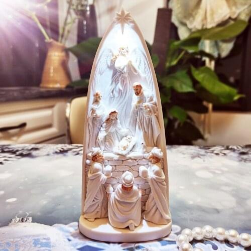 Nativity scene virgin mary statues religious statue catholic statu jesus holy family statue sagrada familia christian statue