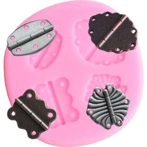 Hinge Cake Border Silicone Molds Fondant Cake Decorating Tools Candy Polymer Clay Cupcake Topper Chocolate Gumpaste Moulds