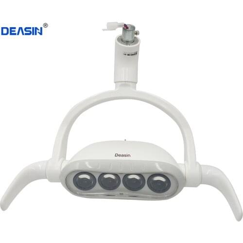 Dental Led Light 4 LED Light Oral Lamp Sensitive, For Dental Chair Unit Dental Ceiling Light Mobile, Hands Inductive On/Off