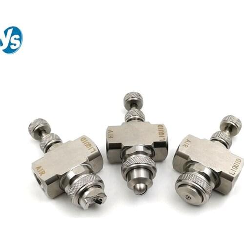 YS 304 Stainless Steel air atomizing nozzles,Water Mist Spray Fog Misting Nozzle Good Quality