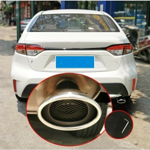 For Toyota Corolla Sedan 2020 2021 Exhaust Muffler Outlet End Rear Tail Pipe car accessories