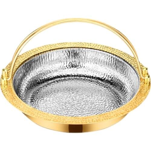 Japanese stainless steel three-layer soup pot, non stick pot, various domestic stoves, composite steel gas energy handle