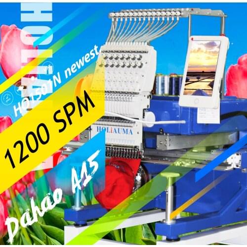 10 Years Service!!! Similar Barudan T Ajima 1 Head High Effciency 15 Needles Embroidery Machine Computerized 47 Type Head