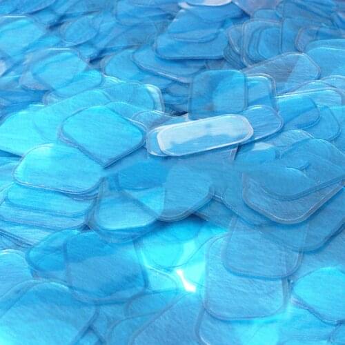 10PCs High Adhesion Inirritative Hydrogel Mat Pad Gel Stickers Exercise Patch Replacement for Abdominal Training Device