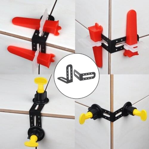 25 Pcs Tile Spacers Cross Leveling Angle System Removable Reusable Home Improvement for Floor Wall Tiles Tool