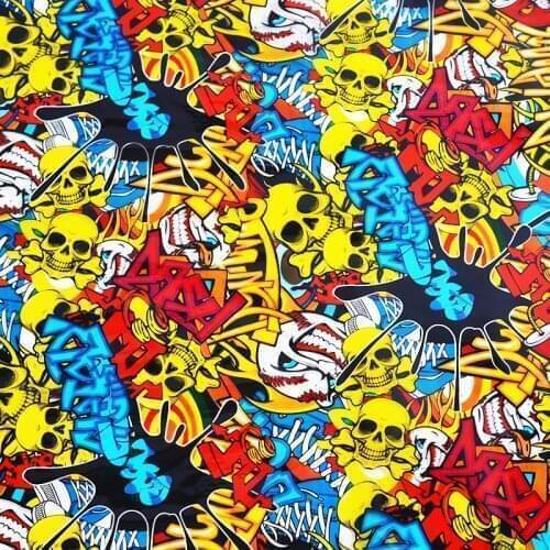 50x100cm Motorcycle Unique Design PVA HYDROGRAPHIC WATER TRANSFER HYDRODIPPING FILM HYDRO Home Decor Multifunction Sticker