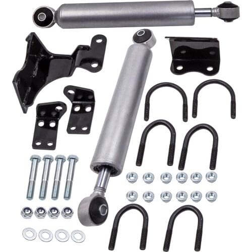 Dual Steering Stabilizer Shock Absorber for Jeep Wrangler Unlimited JK 2007 2008 2009 2010 2011 2012 2013 2014 2015 2016 2017