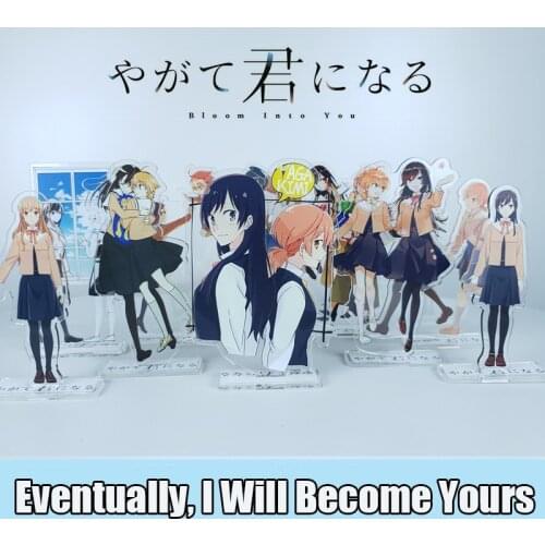 Anime Bloom Into You Yagate Kimi ni Naru Yuu Koito Touko Nanami Cosplay Acrylic Eventually, I Will Become Yours Stand Figure Toy