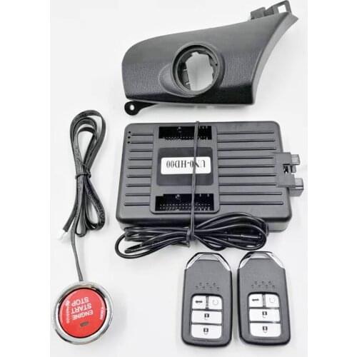 For Honda Accord 8 Generation Add Push To Start Car Alarm Phone App Remote Control Car System Central Locking System No Wire Cut