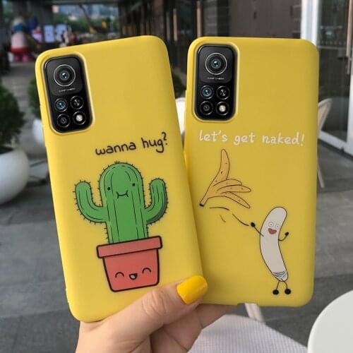 For Xiaomi Mi 10T Case Mi10T Pro 5G Cute Cactus Cat Soft Slim Funda For Xiaomi Mi 10T Lite Pro 5G Back Cover Coque 6.67'' Bumper